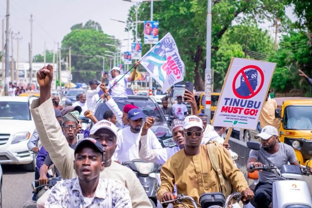 Zanga-zanga ta barke a Kano bayan da ’yan sanda suk katange wurin taron masu adawa da Tinubu