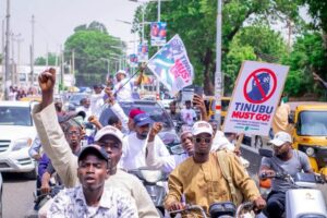 Zanga-zanga ta barke a Kano bayan da ’yan sanda suk katange wurin taron masu adawa da Tinubu